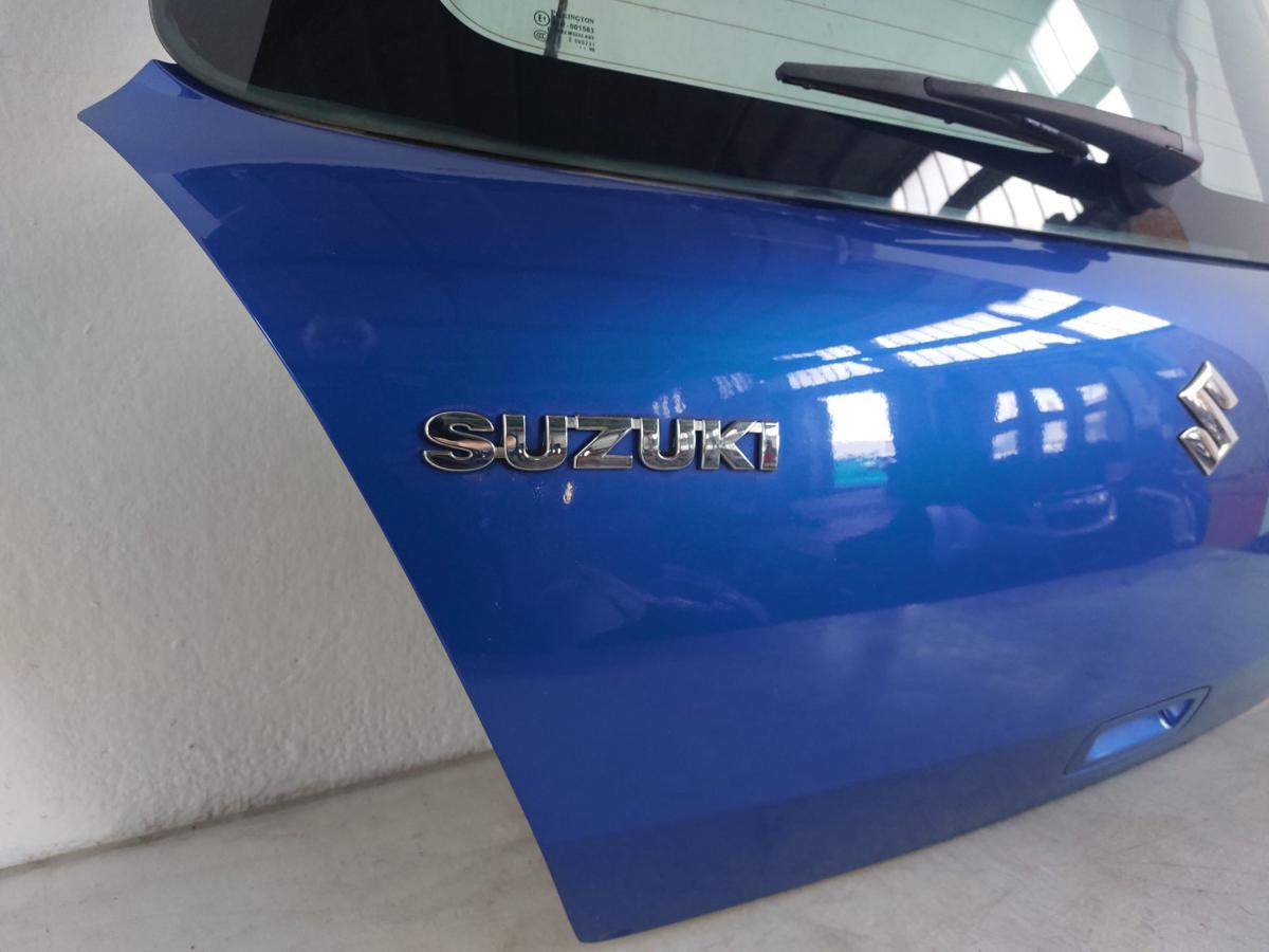 Suzuki Swift Typ MZ/ EZ Heckklappe mit Scheibe 3 t&uuml;rer ZCG Kashmir Blau