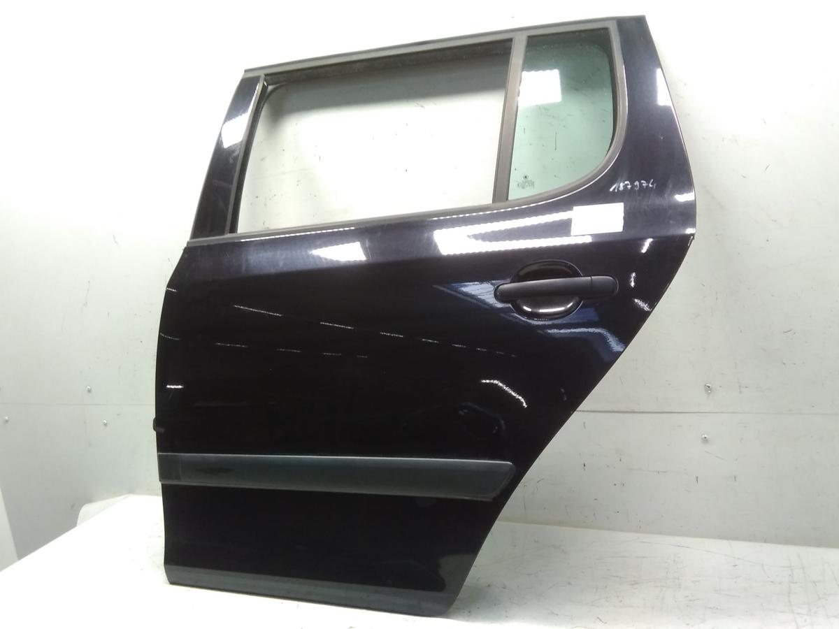 Skoda Fabia 2 Tür hinten links Limo Fließheck schwarzmetallic LF9R Bj.2012