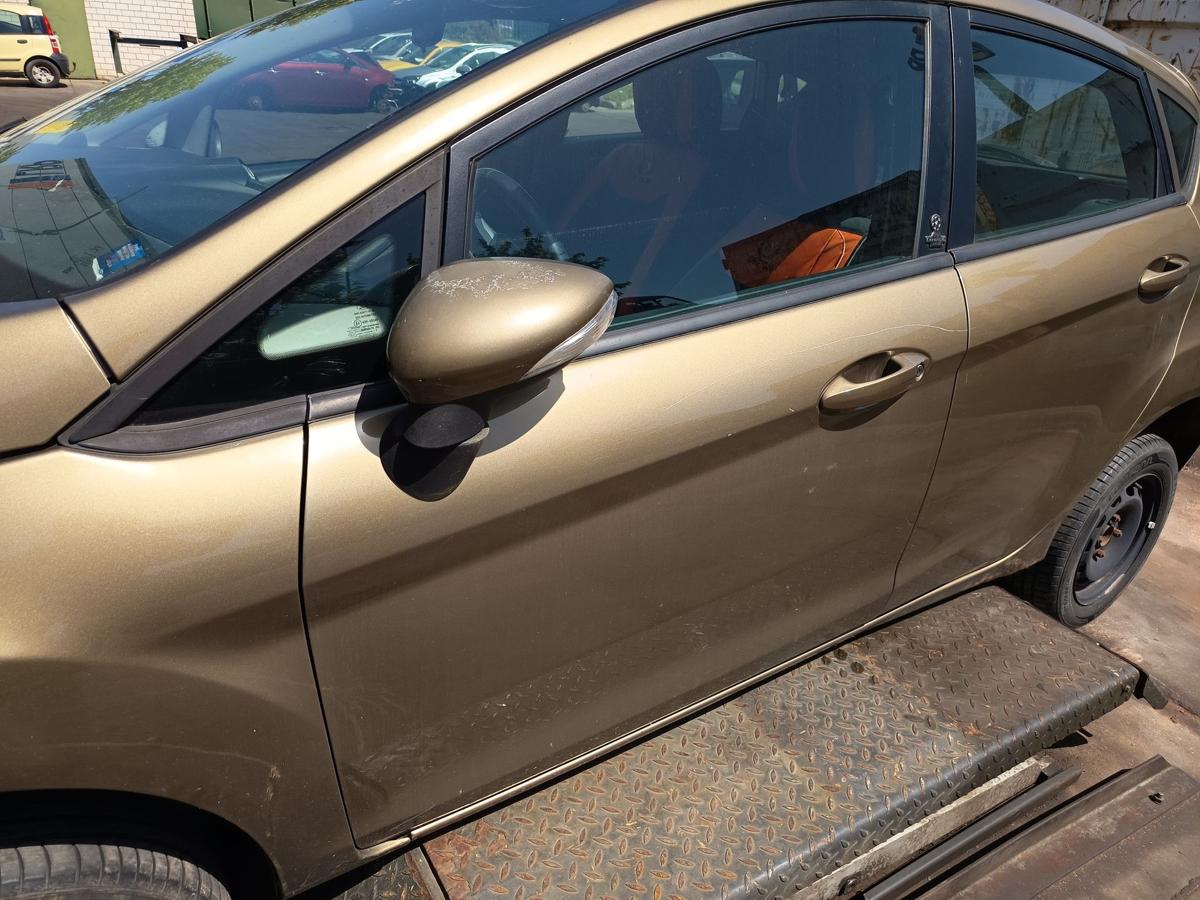 Ford Fiesta VI original T&uuml;r vorne links Castano-Braun Metallic Baujahr 2012