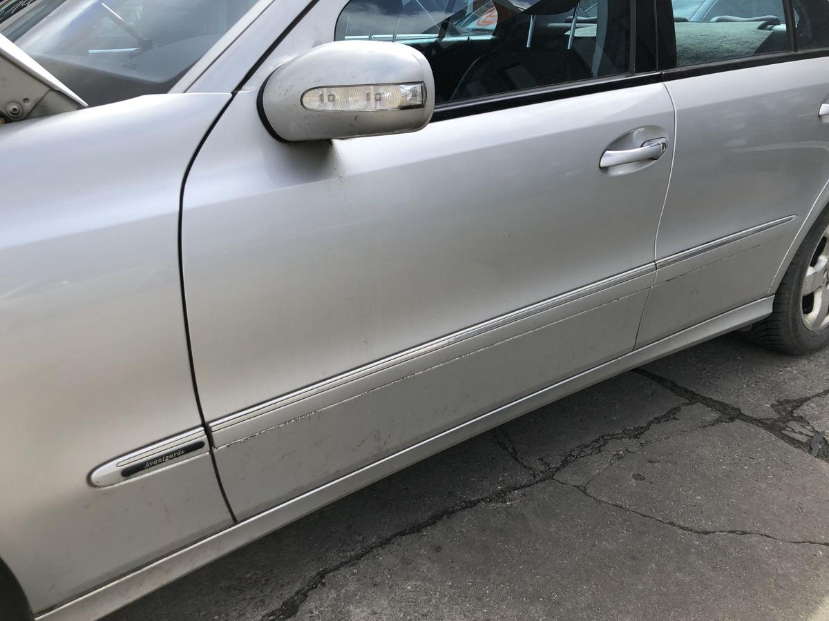 Mercedes E Klasse W211 T&uuml;r vorn links Fahrert&uuml;r Rohbau 744 Brillantsilber Met