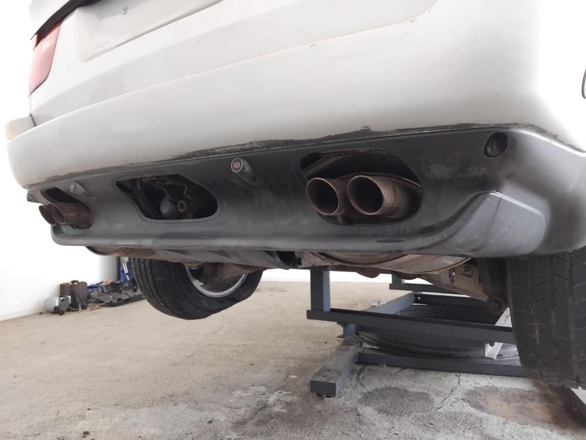 BMW X5 E53 orig Sto&szlig;f&auml;nger Sto&szlig;stange hinten f&uuml;r Gasauto BJ2000 PDC titansilber