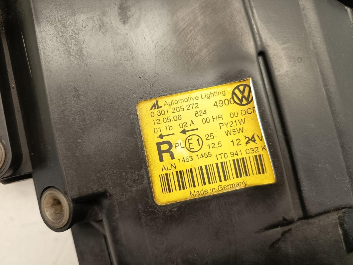 VW Touran 1T original Scheinwerfer rechts Xenon vor Facelift Baujahr 2006