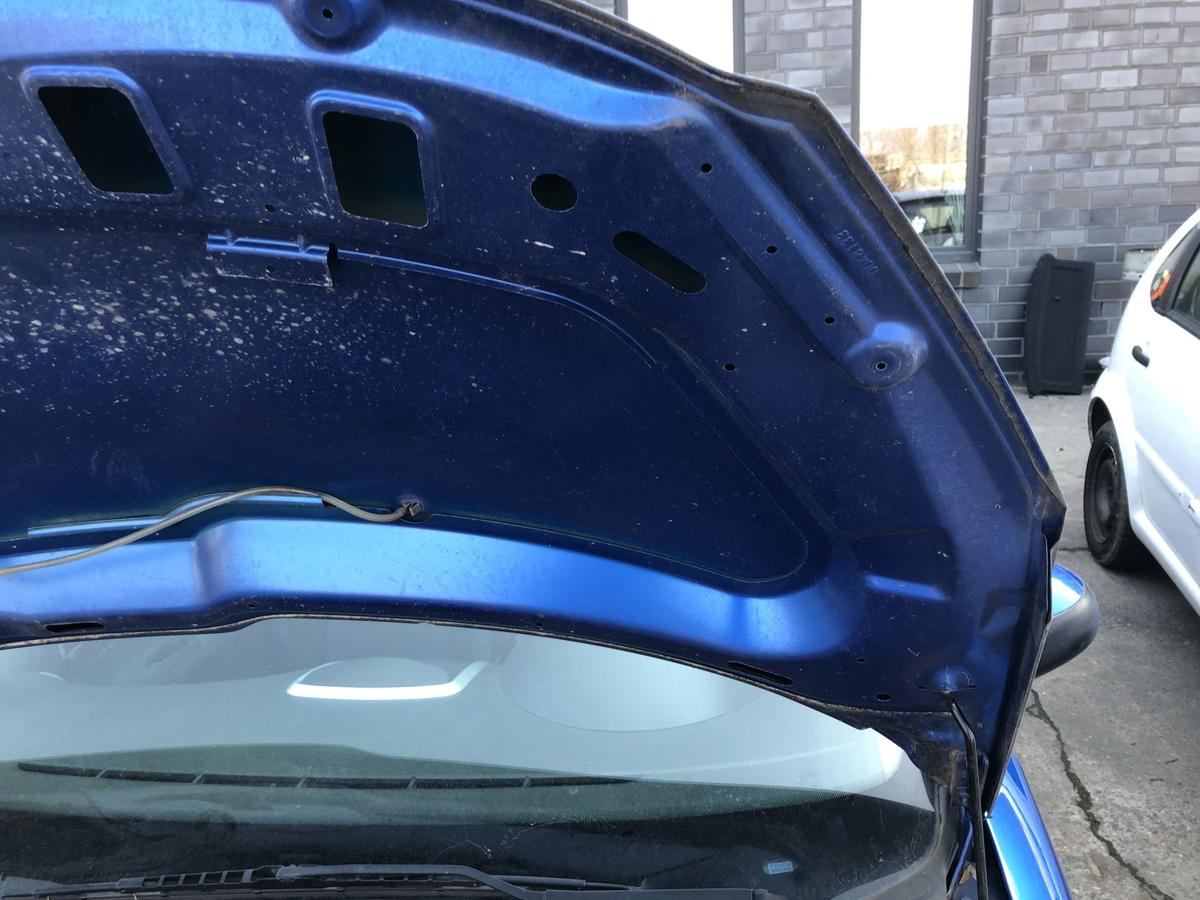 Peugeot 206+ Motorhaube Bonnet Haube Deckel vorne KGS Bleu Ipanema 2009 bis 2012
