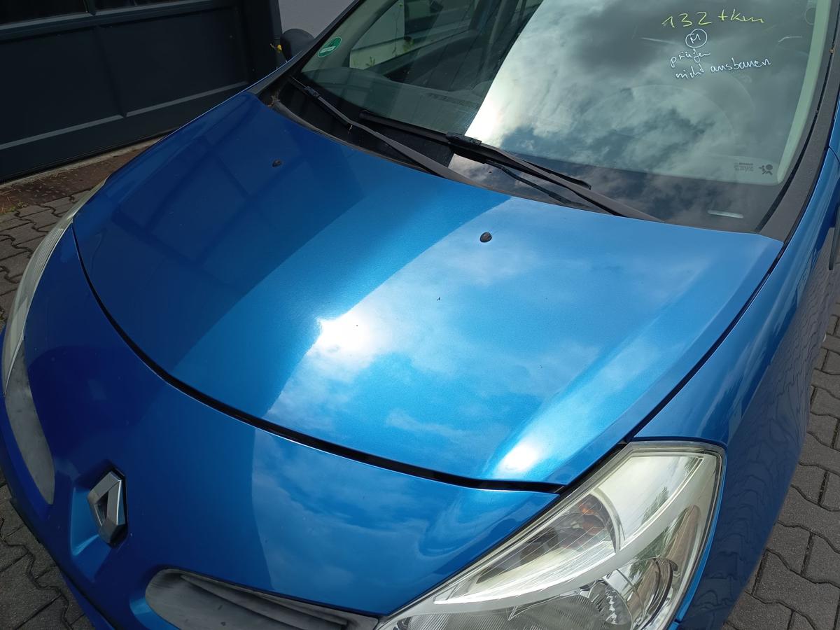 Renault Clio III orig Motorhaube Klappe Front TEI45 Blau met Bj 2006