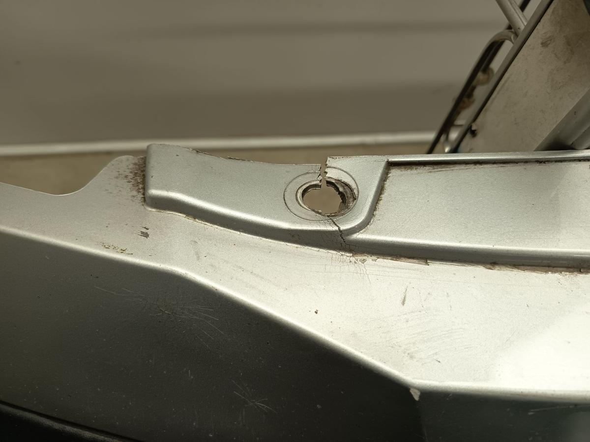 Skoda Octavia 1Z original Sto&szlig;stange vorne LF7T Silber vor Facelift Bj 2007