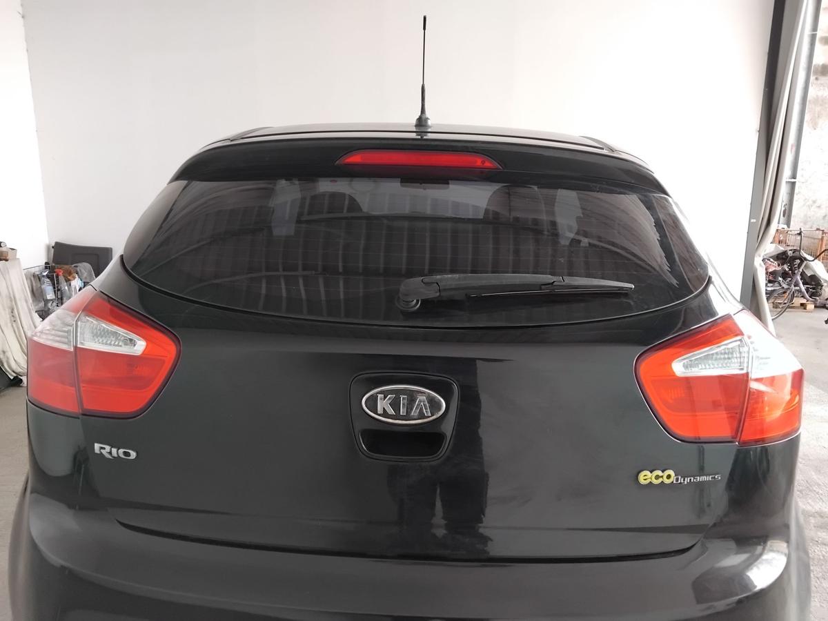 Kia Rio III UB Heckklappe AURORA BLACK PEARL mit Heckscheibe BJ2012 3-t&uuml;rig