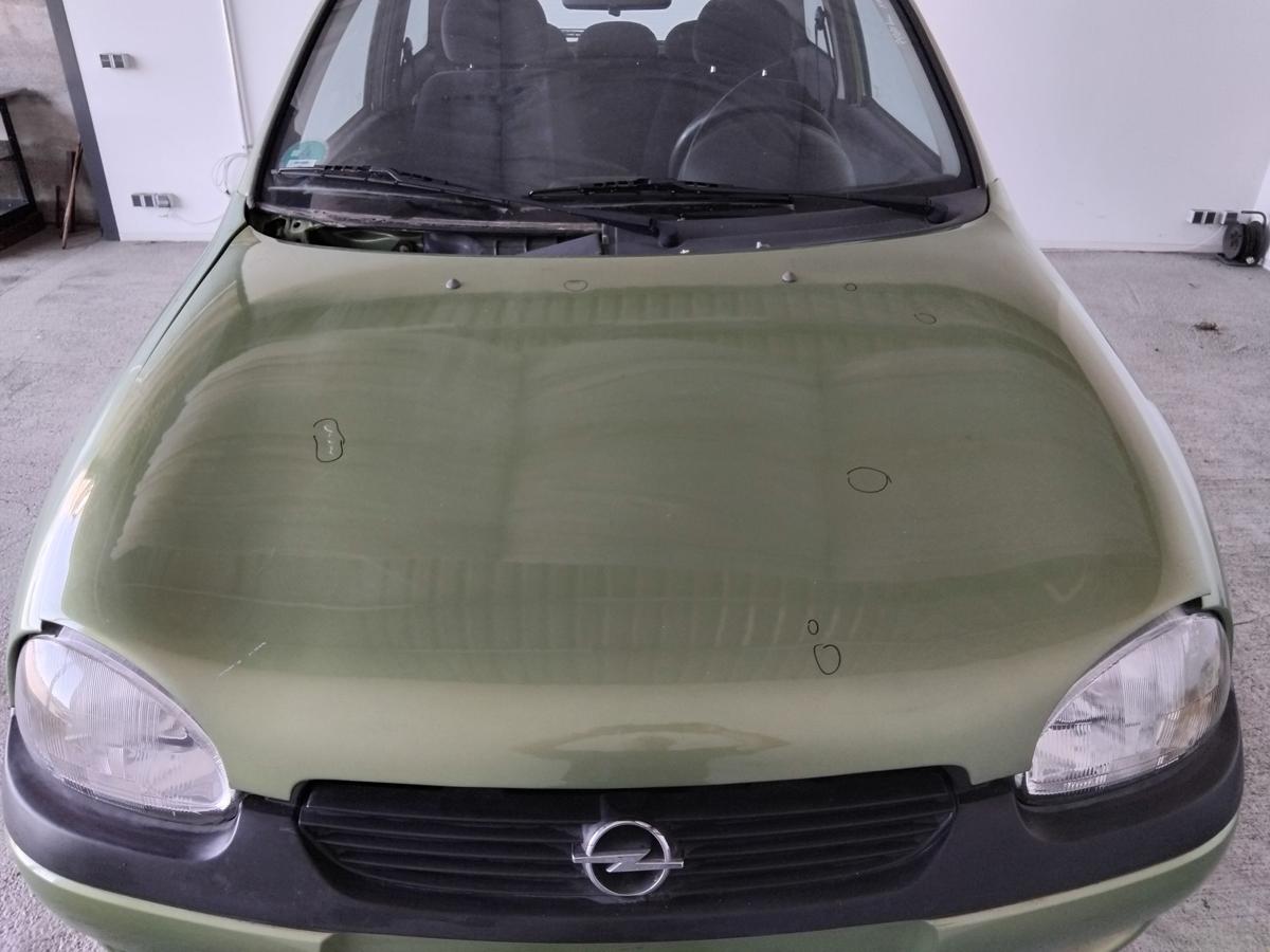 Opel Corsa B original Motorhaube Deckel vorn 49L kiwigrünmetallic BJ2000