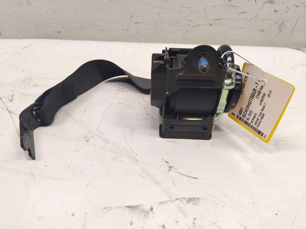 Tesla Model Y original Sicherheitsgurt hinten schwarz unfallfrei BJ2023