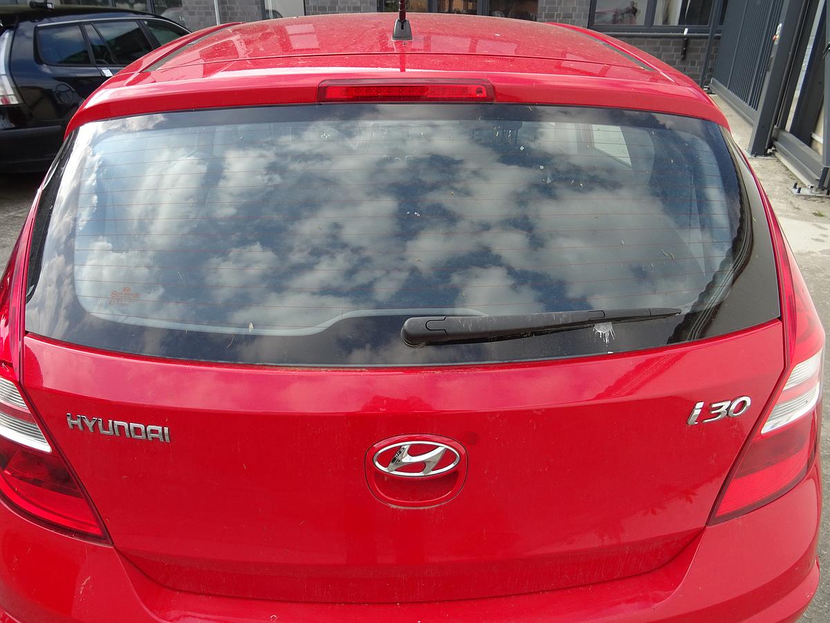 Hyundai I30 Bj.2010 original Heckklappe mit Heckscheibe Rot Fließheck