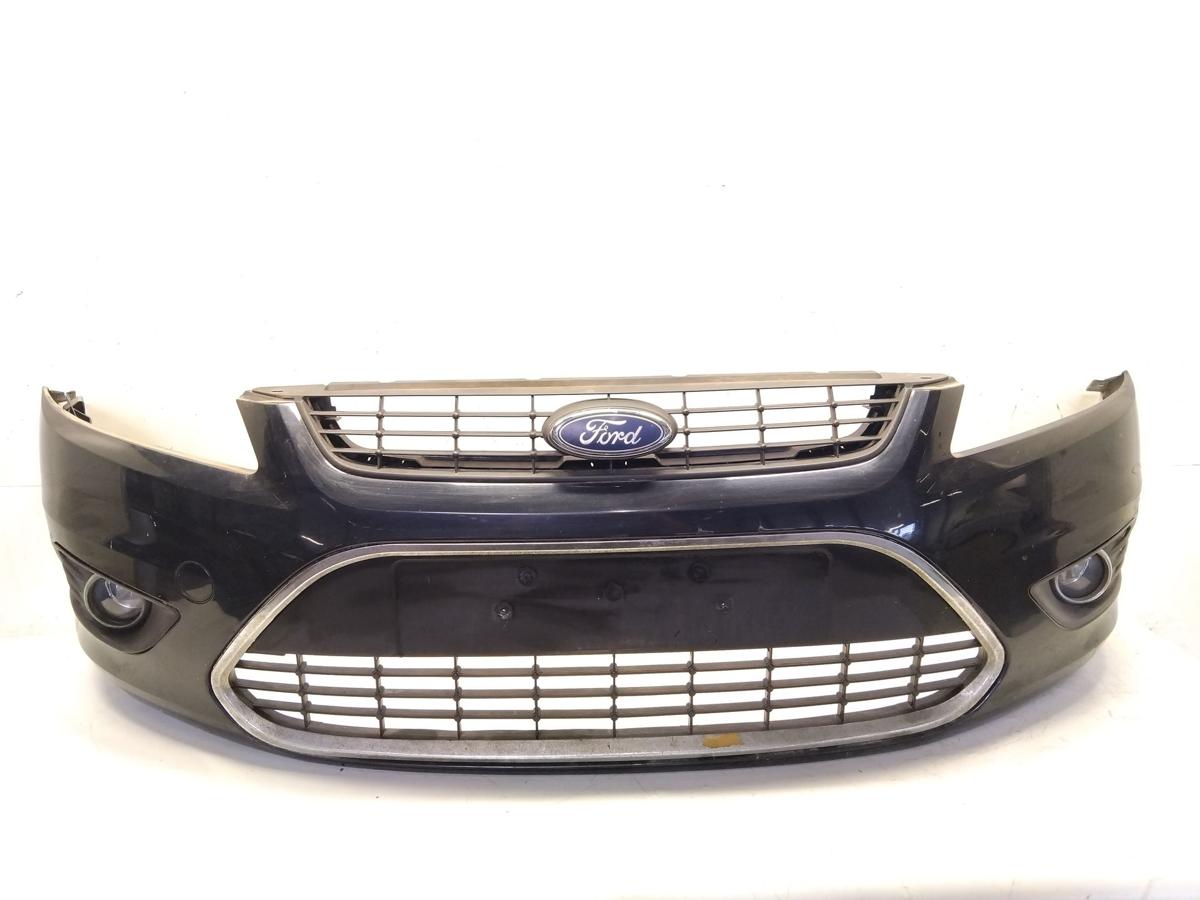 Ford Focus 2 DB3 orig Sto&szlig;stange Stossf&auml;nger vorn Pantherschwarz Facelift BJ2008