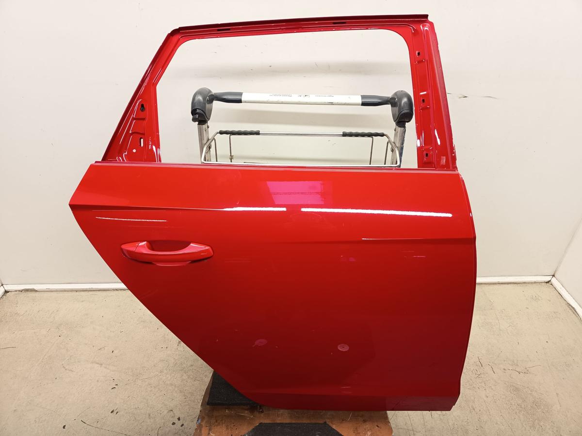 Seat Leon ST original T&uuml;r rechts hinten ohne Anbauteile LS3H Emocion Rot EZ2015