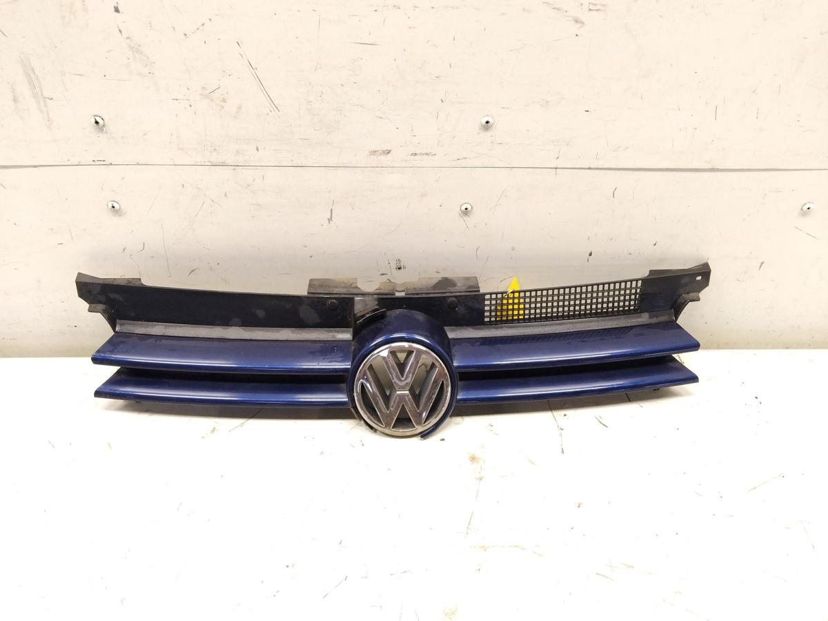 VW Golf 4 original Kühlergrill indigoblaumetallic LB5N mit Emblem Bj.2001