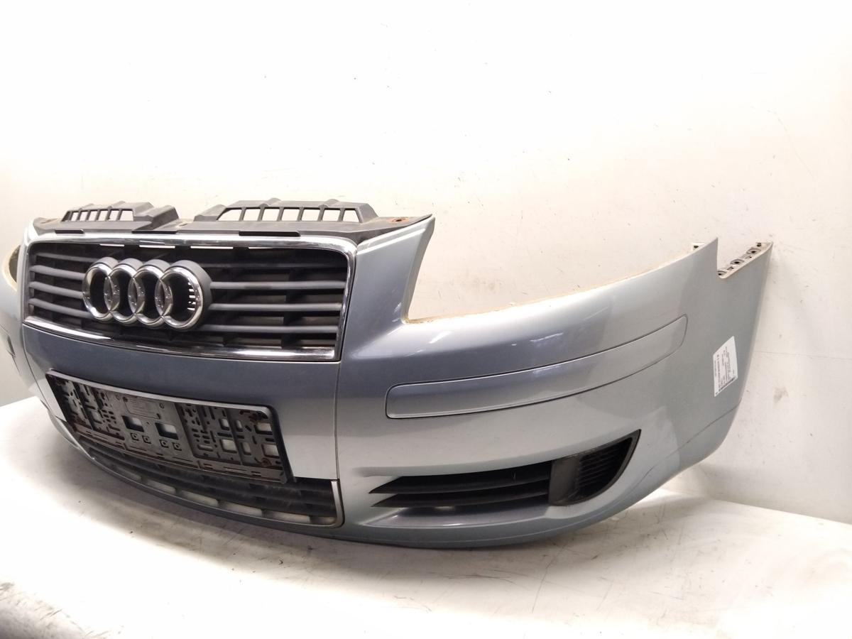 Audi A3 8P original Stoßfänger Stoßstange vorn kristallblau LY7R BJ2003 3-Türer
