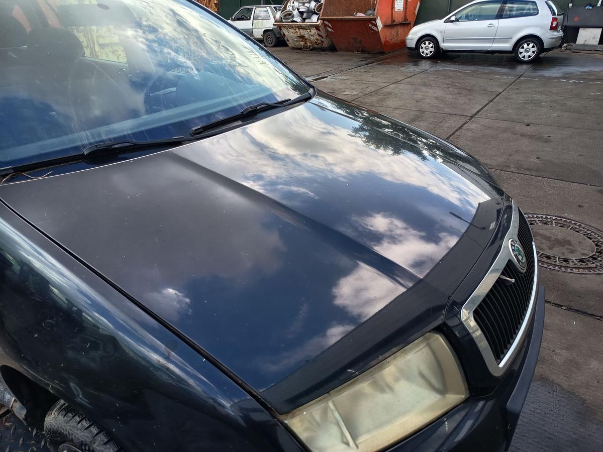 Skoda Fabia 6Y Motorhaube Klappe Deckel vorn Front F9R Black Magic Bj 2004