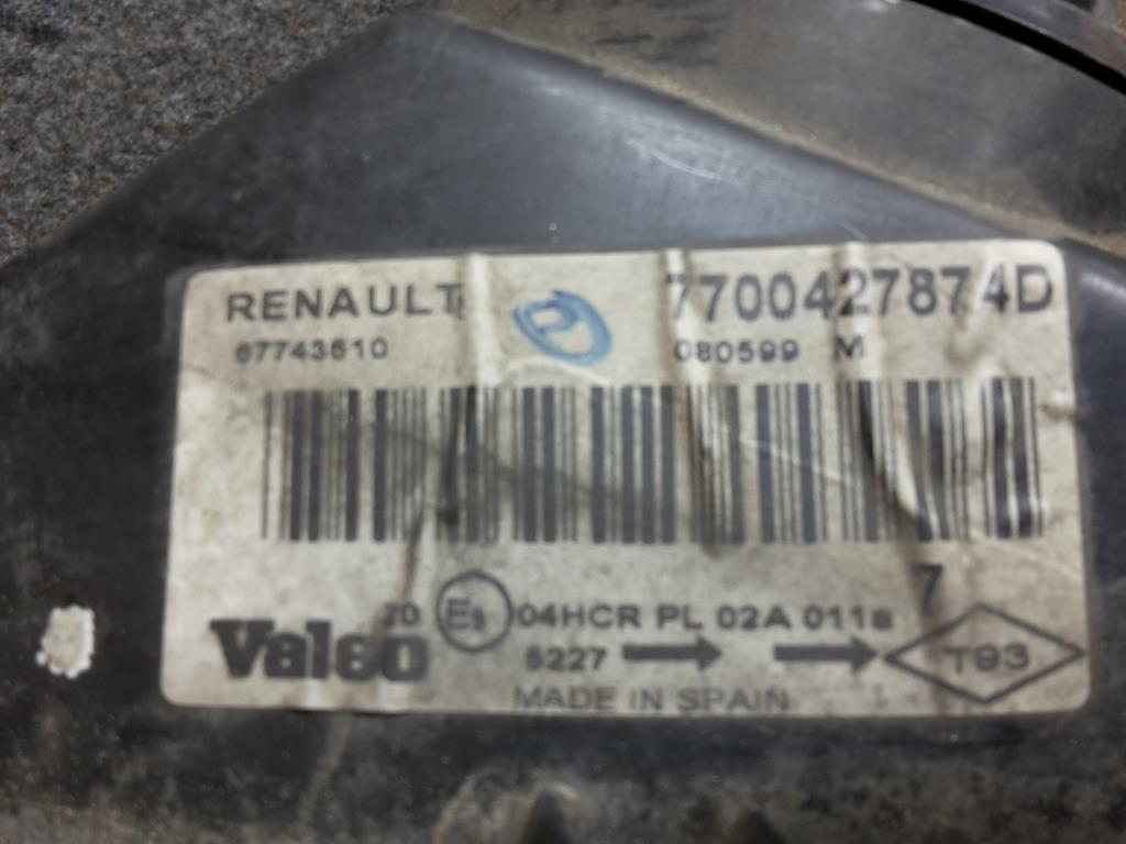 Renault Megane 1 (I) BJ 1999 Scheinwerfer vorn links Lampe Facelift 7700427874D Valeo