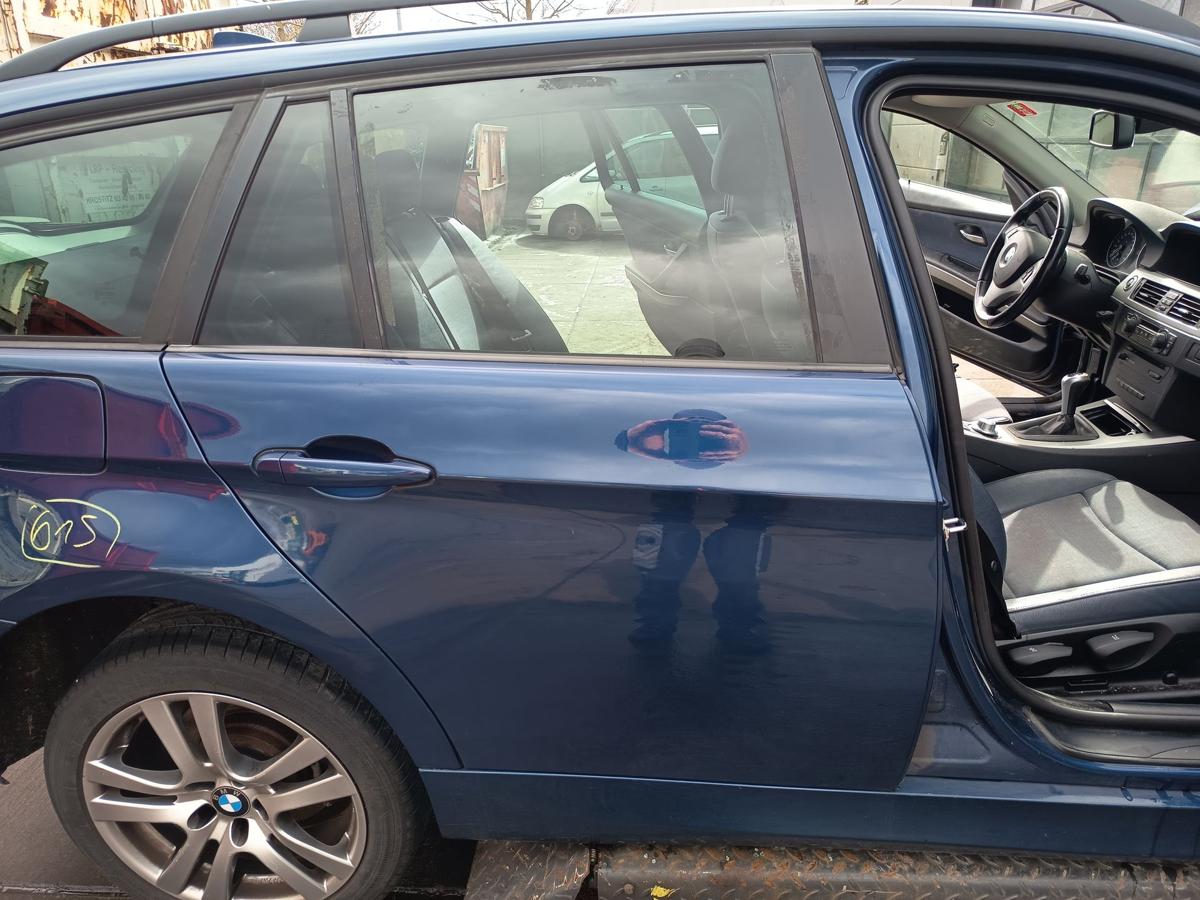 BMW 3er E91 Touring original T&uuml;r hinten rechts Fond Roh A07 Mysticblau Bj 2006