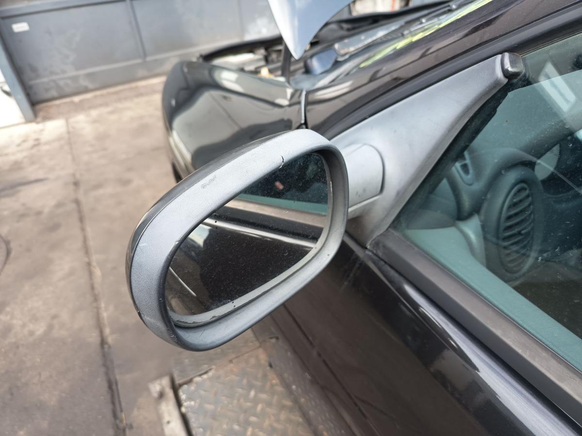 Renault Megane I Cabrio orig Au&szlig;enspiegel links elektr MV676 Noire Nacre Bj 99