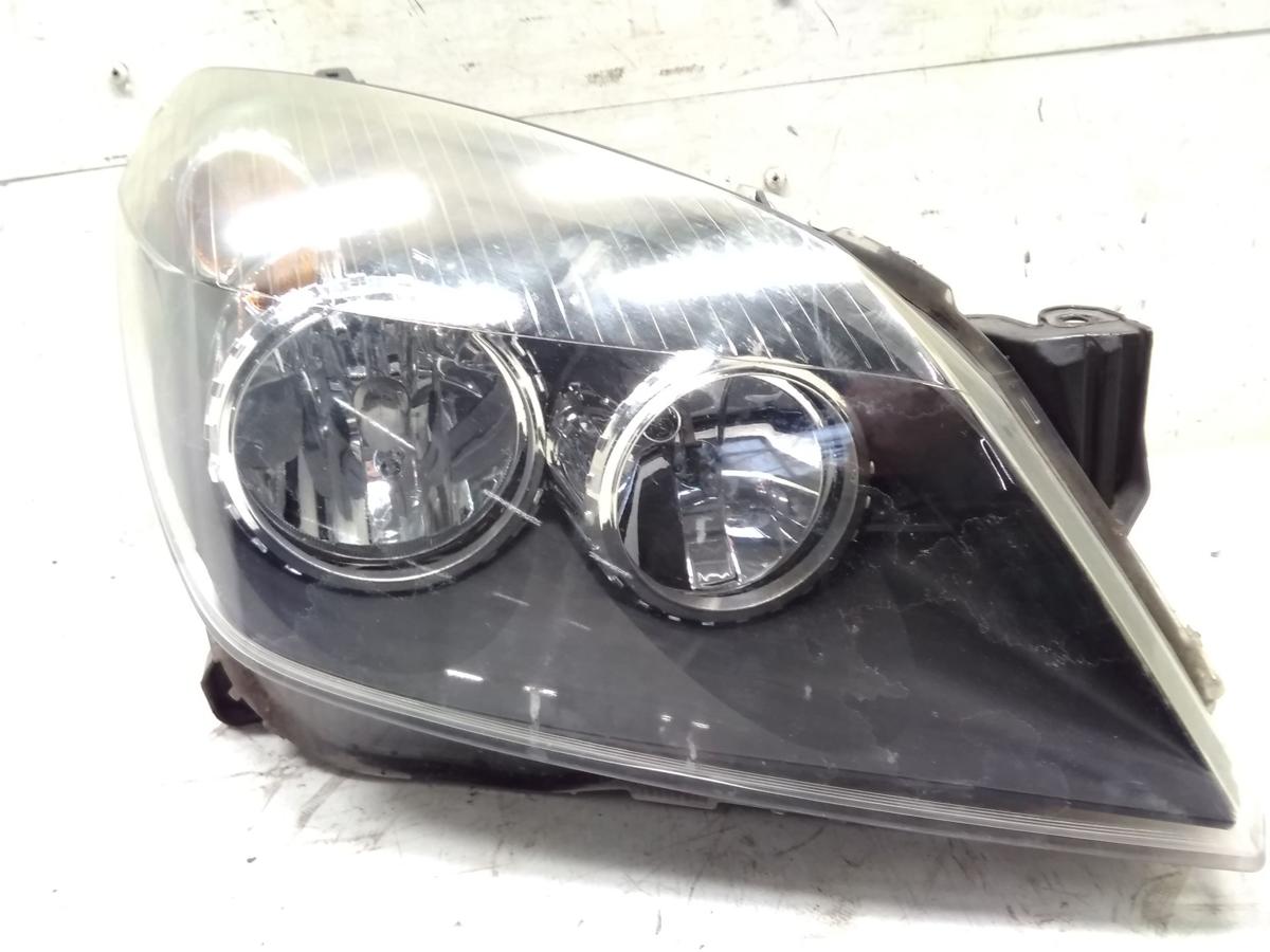 Opel Astra H Zubeh&ouml;r Scheinwerfer rechts schwarz Halogen DEPO BJ2005
