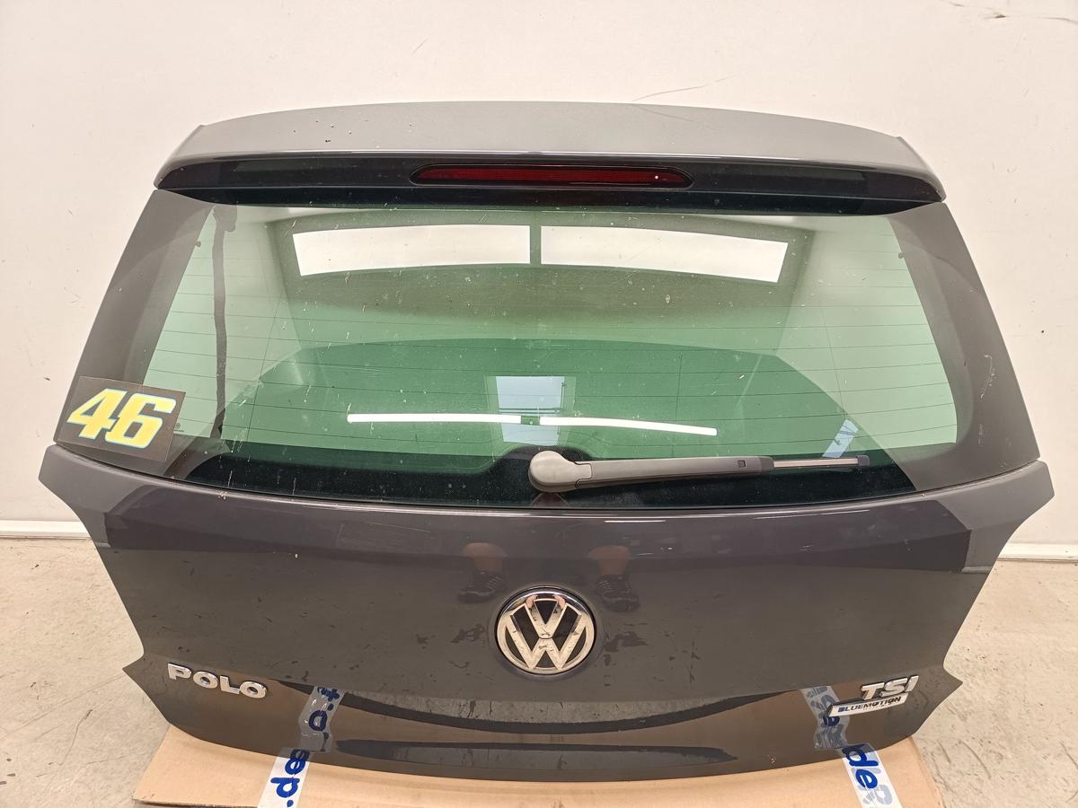 VW Polo V 6C original Heckklappe mit Scheibe Rohbau I7F Uranograu Bj 2014
