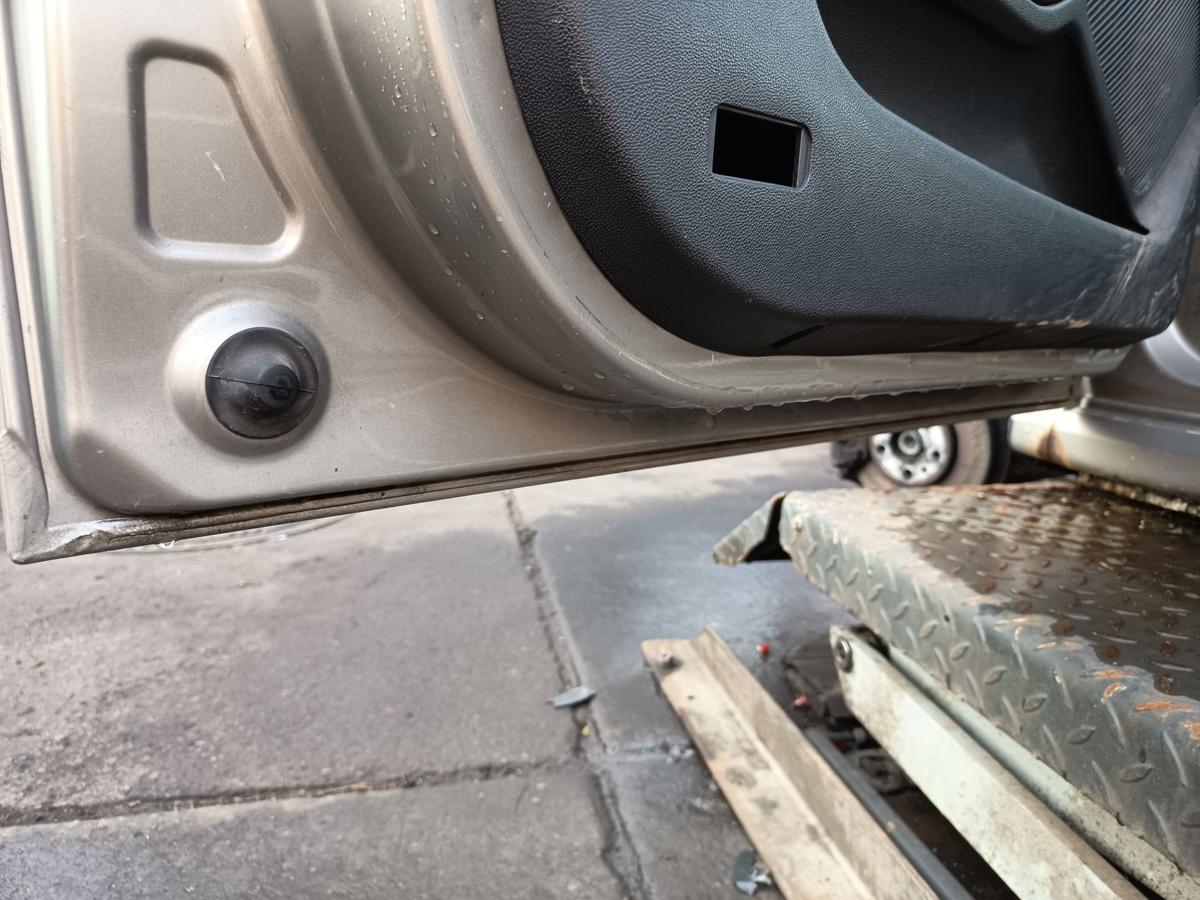 Skoda Fabia 6Y original T&uuml;r vorn links Fahrer F8H Capuccinobeige Bj 2007