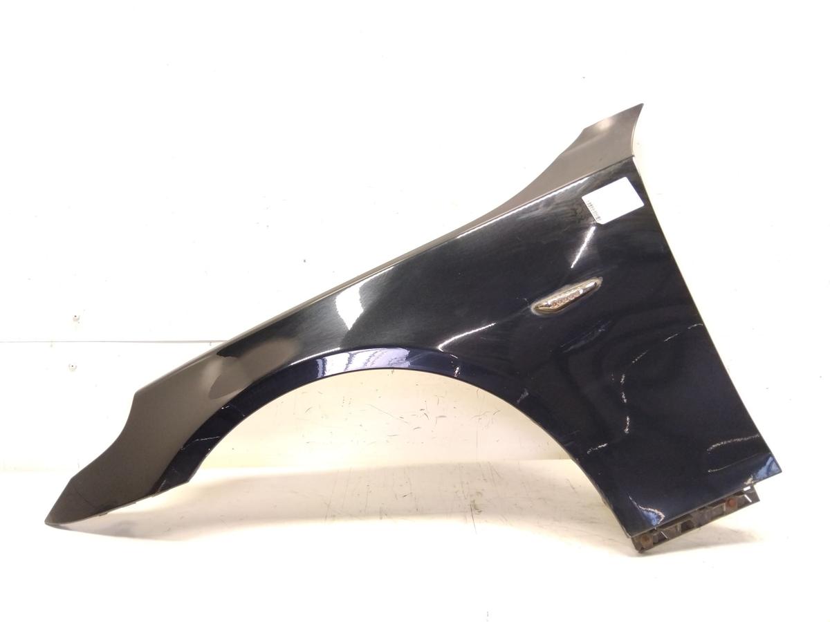 BMW 5er E60 E61 original Alu-Kotfl&uuml;gel vorn links 475 Blacksapphire BJ2005