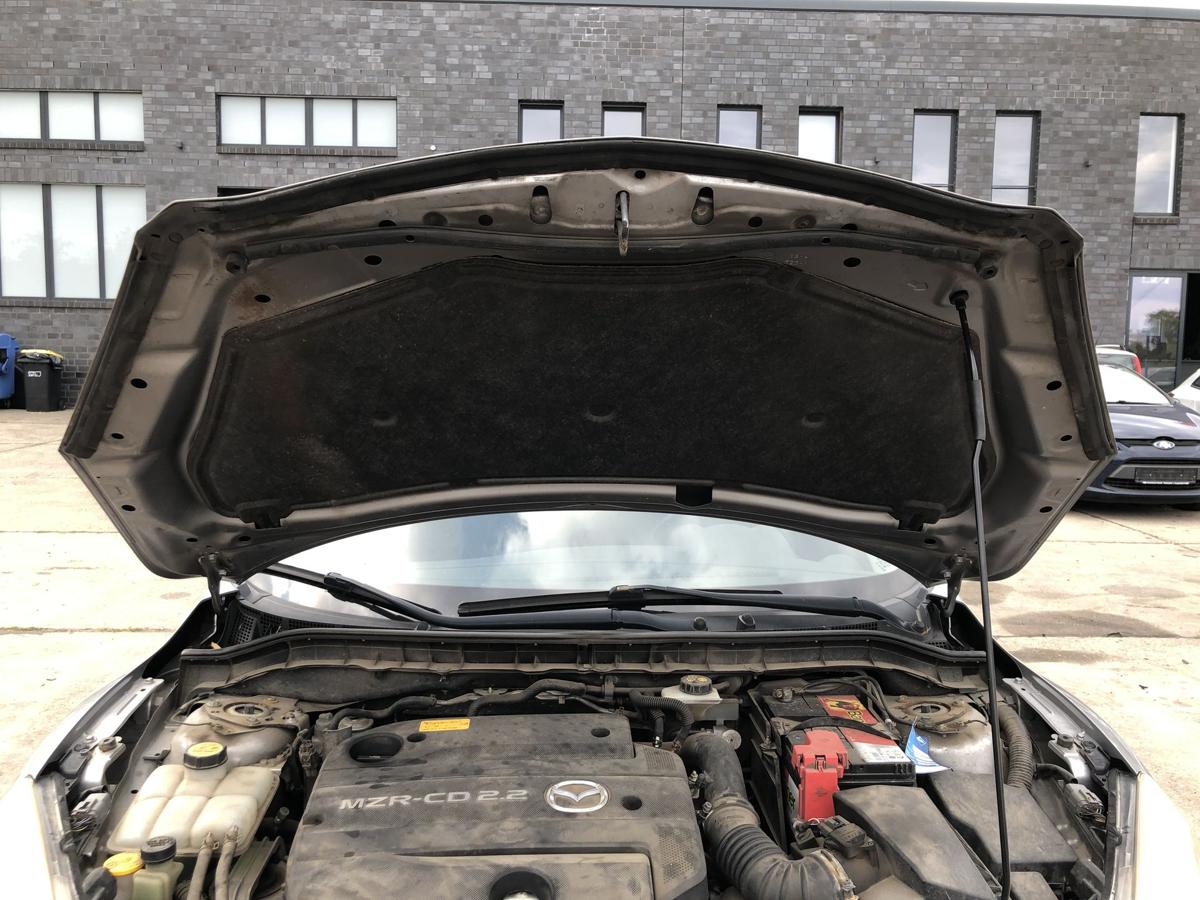 Mazda 3 Typ BL Motorhaube Haube Motorklappe vorn 38P Liquid Silver Met