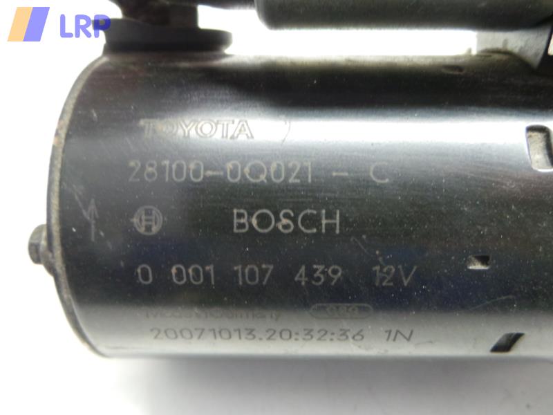 Citroen C1 Anlasser Starter 281000Q021C 0001107439 BOSCH BJ2007