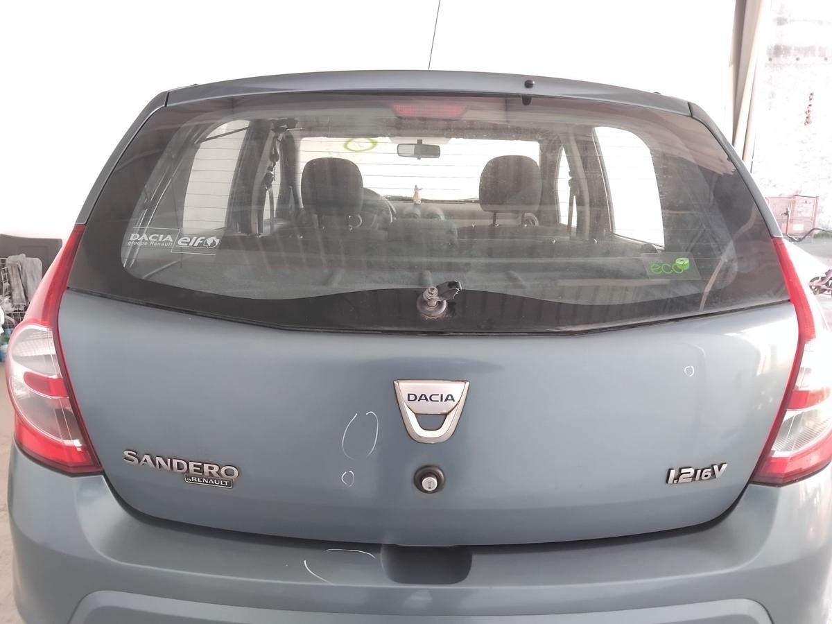 Dacia Sandero 1 original Heckklappe blaumetallic TERNF mit Heckscheibe BJ2009