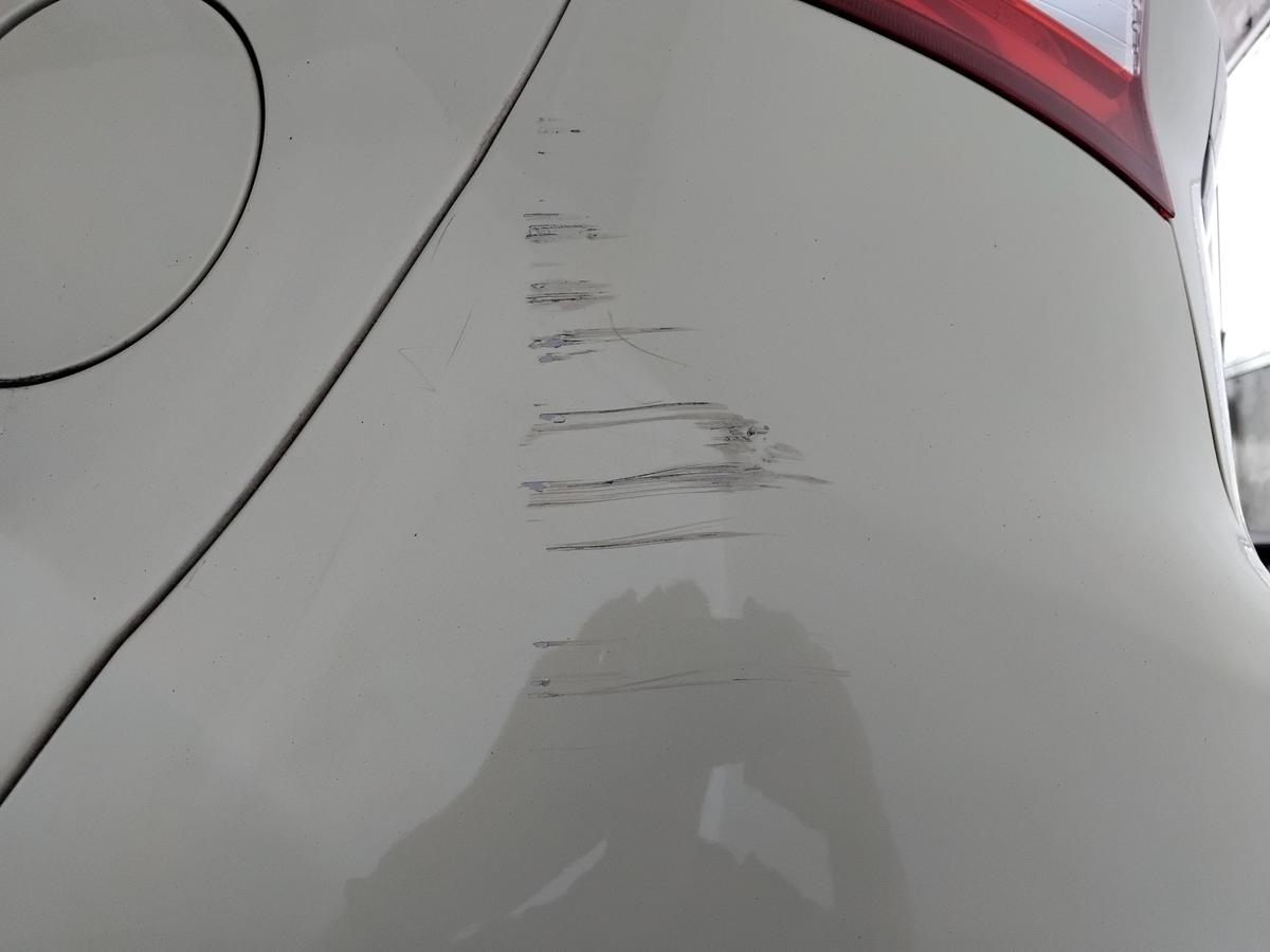Ford Fiesta JA8 original Stossfänger Stoßstange hinten BJ2009 Beige Atacama Metalic