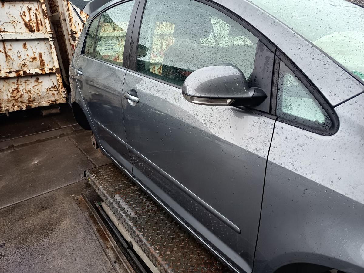 VW Golf Plus 5M original T&uuml;r vorn rechts Beifahrer Rohbau A7T United Grey Bj2006