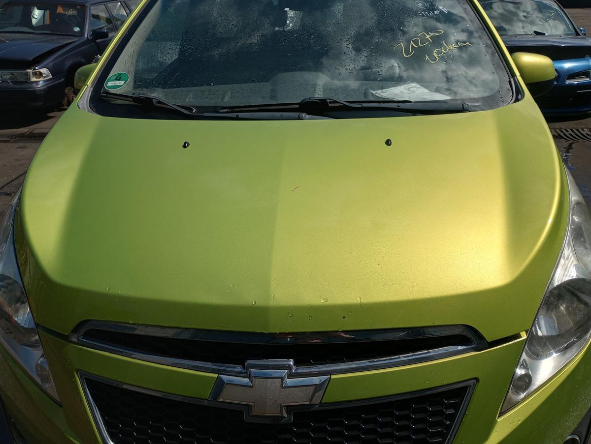 Chevrolet Spark M300 orig Motorhaube Klappe Front Grün Bj 2010