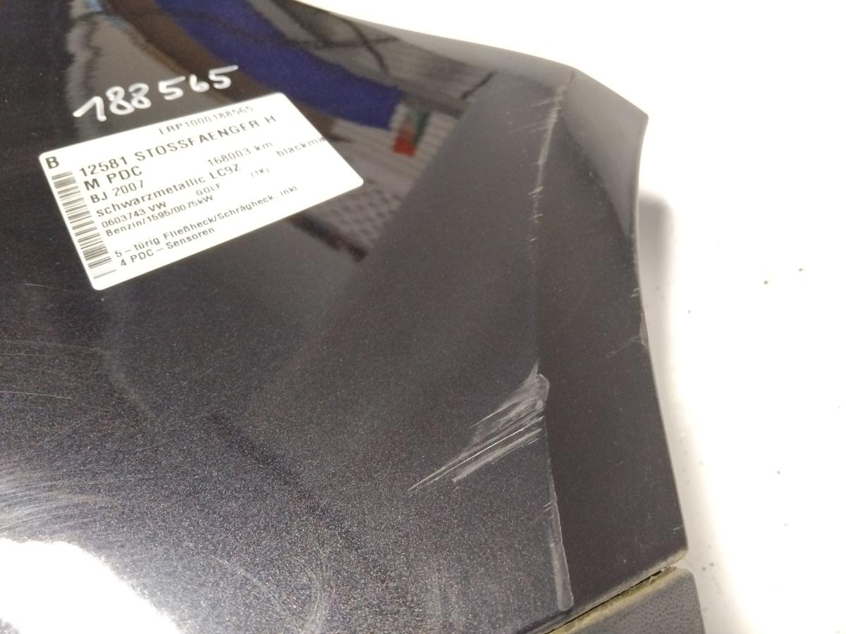 VW Golf 5 1K original Stossfänger hinten LC9Z 5-türig Fließheck PDC BJ2007