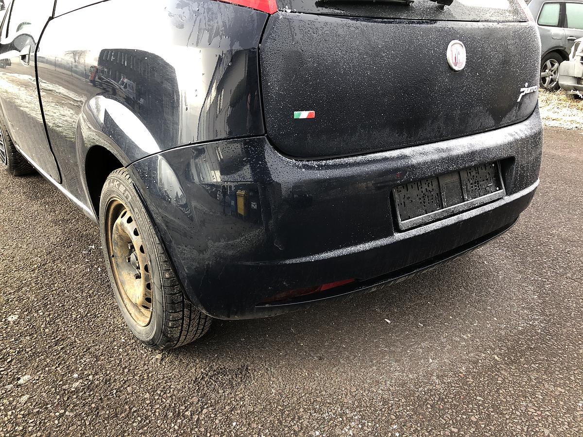 Fiat Grande Punto 199 Stossfänger hinten Bumper 3 türer 475 Blu Suggestivo HWB