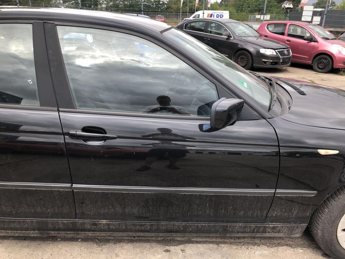 BMW 3er E46 Facelift T&uuml;r vorn rechts Beifahrert&uuml;r im Rohbau 475/9 Black Saphir