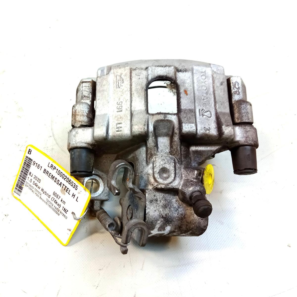 Toyota Yaris 3 Hybrid XP13 original Bremssattel hinten links mit Tr&auml;ger Bj.2020