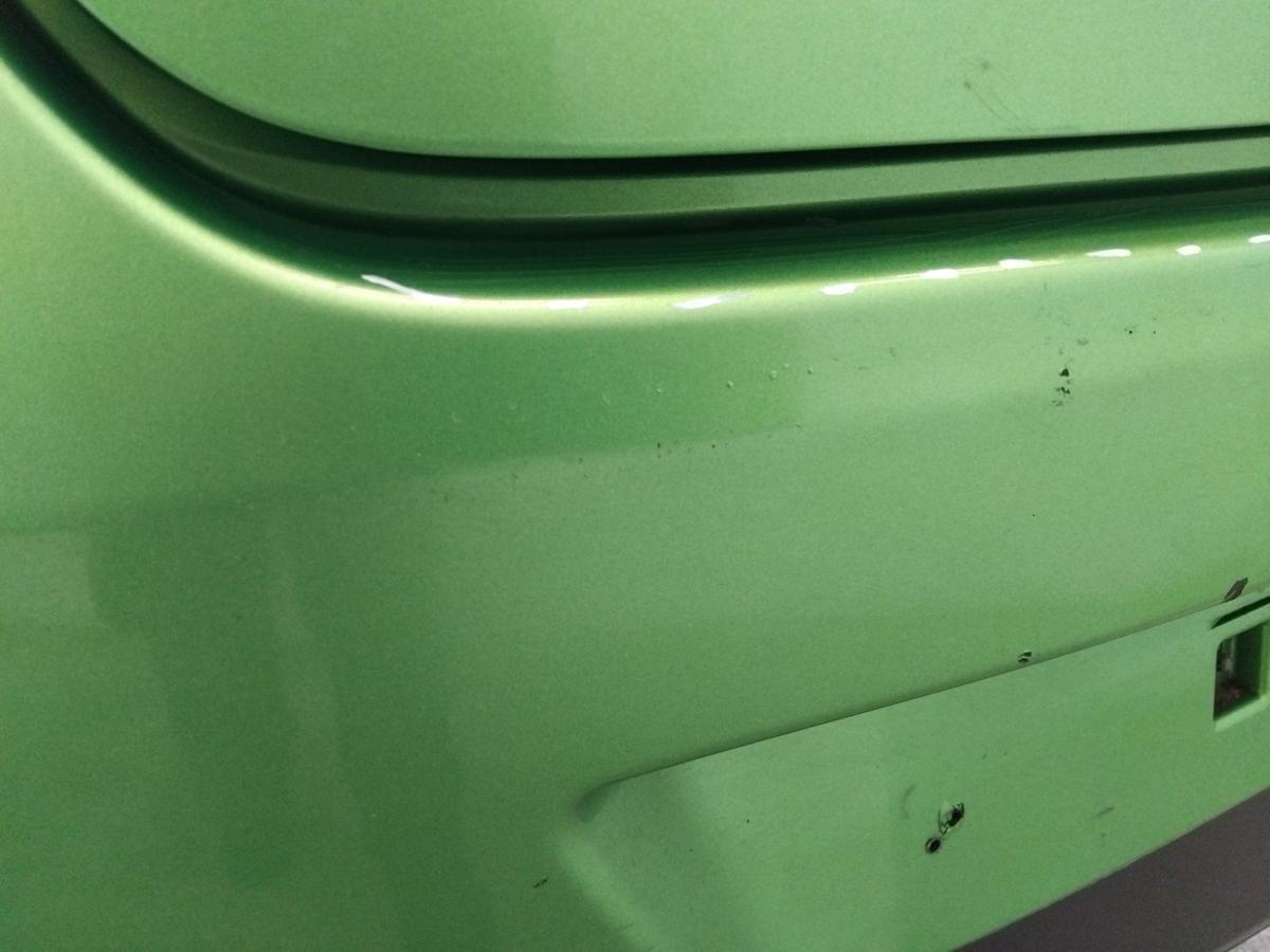 Mazda 2 DE original Sto&szlig;stange Stossf&auml;nger hinten hellgr&uuml;nmetallic BJ2008