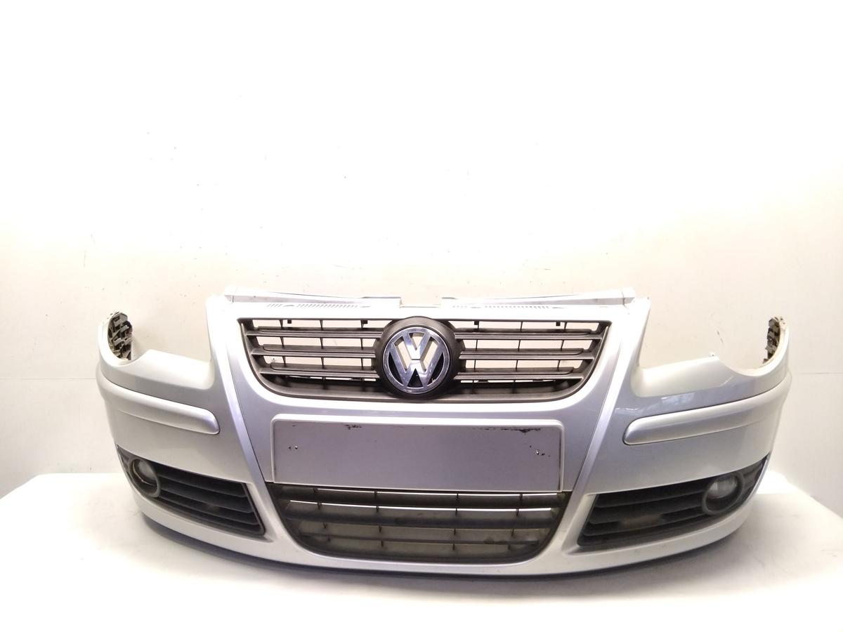 VW Polo 9N3 original Sto&szlig;stange Sto&szlig;f&auml;nger vorn LA7W reflexsilbermetallic BJ2007