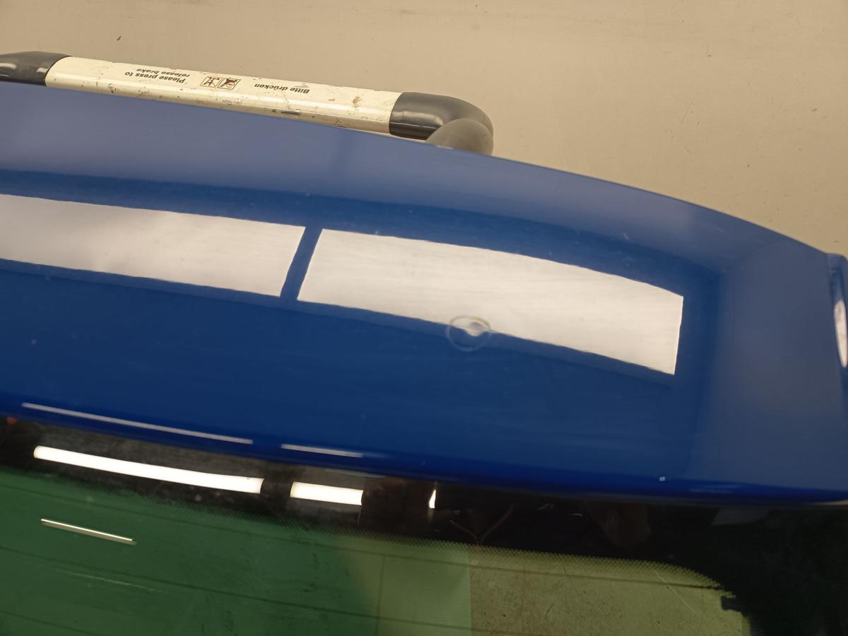 VW Polo 6R orig Heckklappe mit Scheibe Kofferraum LD5E Blau Bj 2011