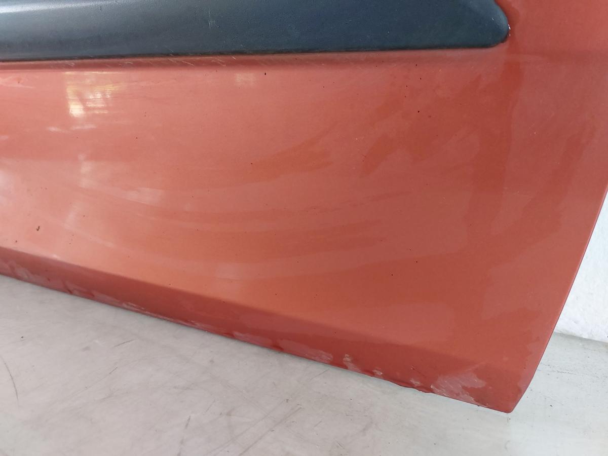Skoda Fabia 5J T&uuml;r vorn rechts Beifahrert&uuml;r Rohbau LF3H Tangerine Orange 06-14