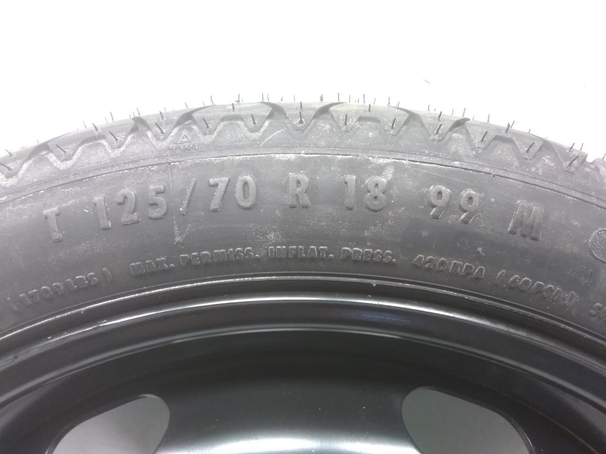 VW Golf 5 original Notrad T125/70 R18 99M Continental 1K0601027B BJ2004