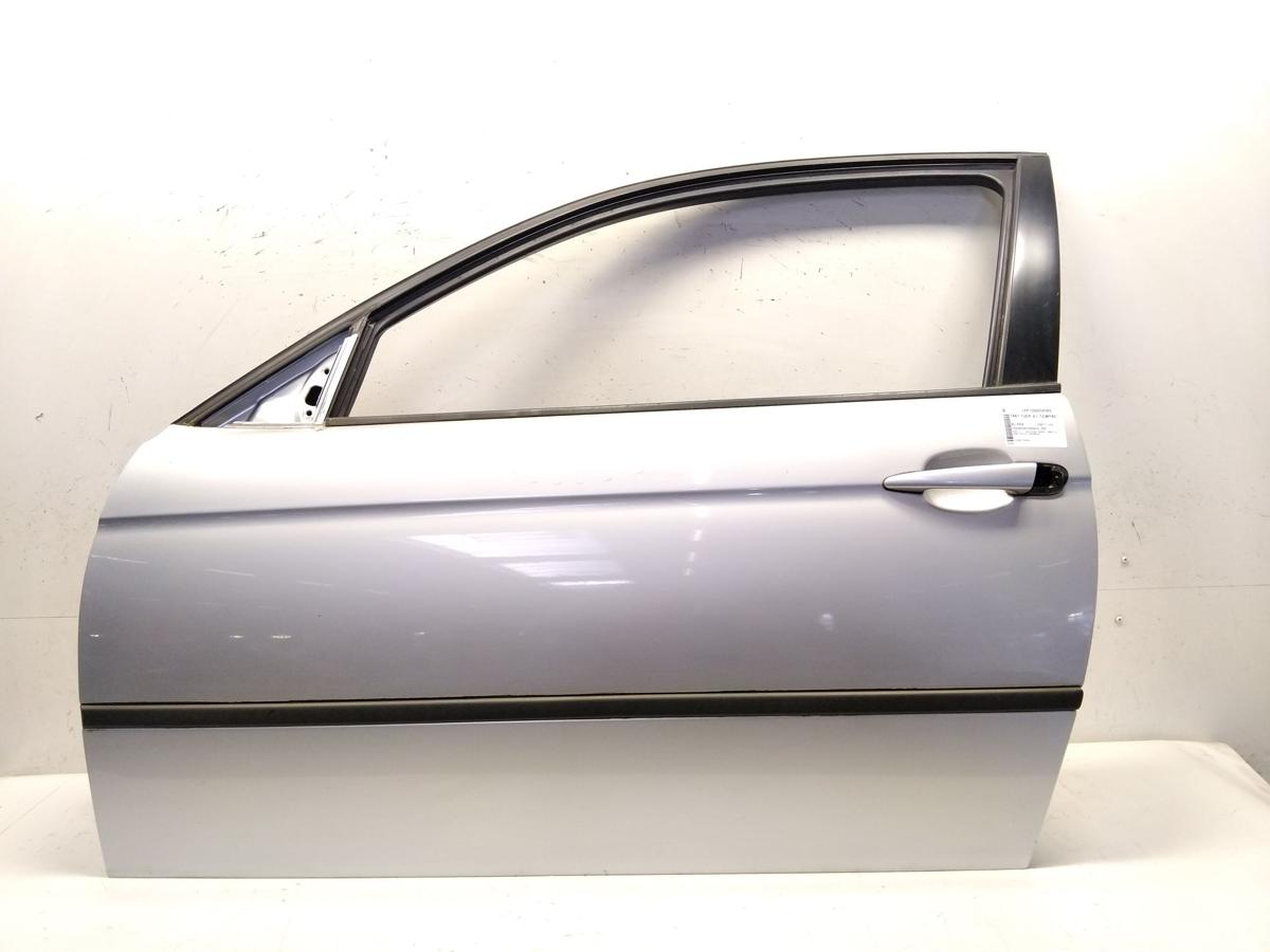 BMW 3er E46 Compact T&uuml;r vorn links Fahrert&uuml;r titansilbermetallic 354 BJ2004