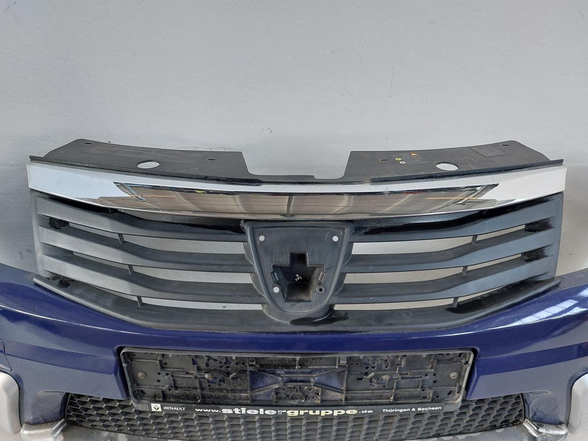 Dacia Sandero BS0 StepWay Sto&szlig;f&auml;nger vorn Nebel Frontsch&uuml;rze SCHADEN OV61H blau