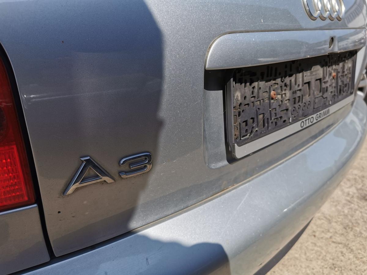 Audi A3 8L Heckklappe Klappe Deckel hinten LY7M Alusilber Kofferklappe 3trg