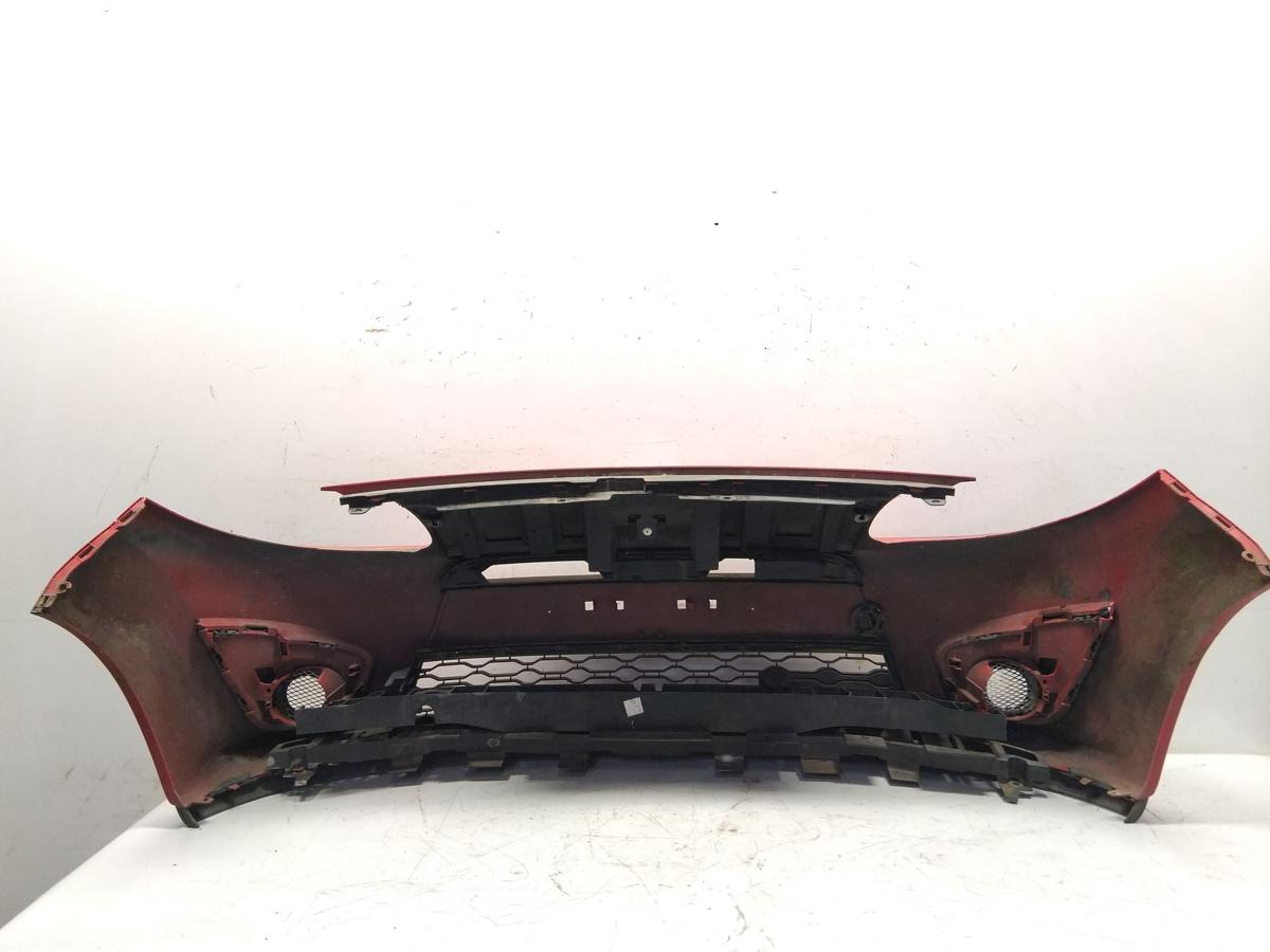 Renault Twingo 2 original Stoßstange Stoßfänger vorn rot OV727 red brisk Bj.2008