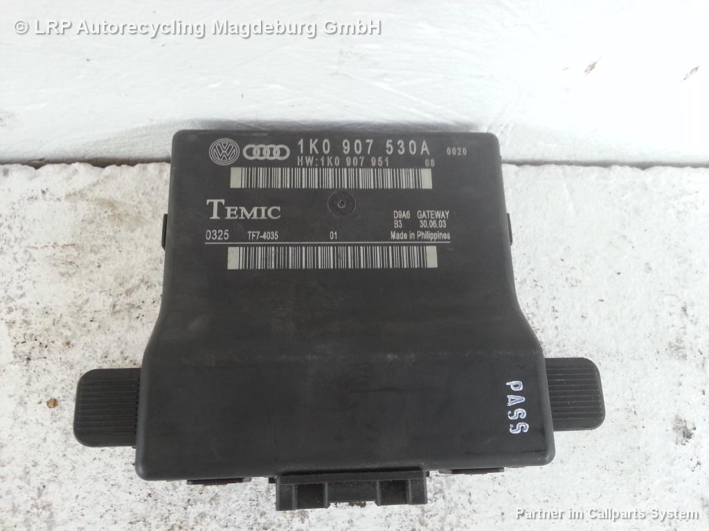 VW Touran 1T Gatewaymodul Bordnetz 1K0907530A TEMIC