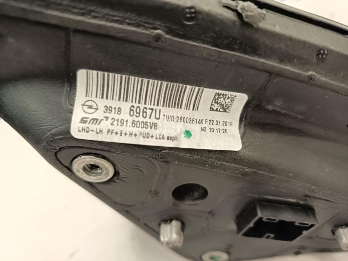 Opel Insignia B original Aussenspiegel links elektrisch Z22Y Onyx Black Bj 2019