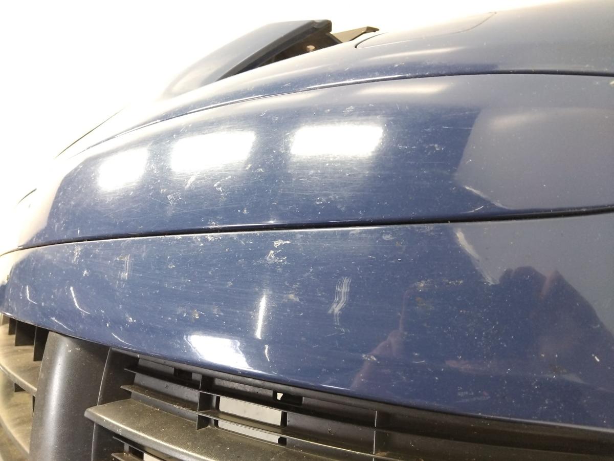 VW Touran 1T original Sto&szlig;stange Sto&szlig;f&auml;nger vorn mit SRA indienblau LL5M BJ2004