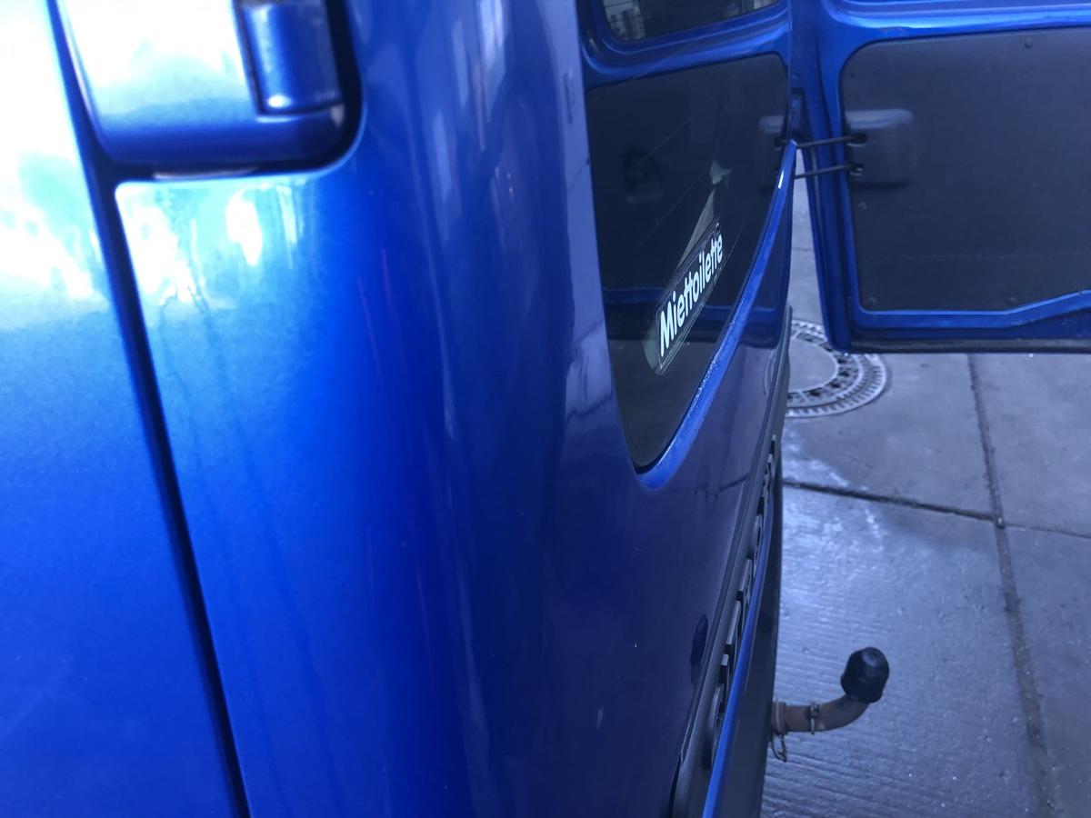 Citroen Berlingo I original Heckfl&uuml;gelt&uuml;r links KMH K&ouml;nigsblau Bj 2006