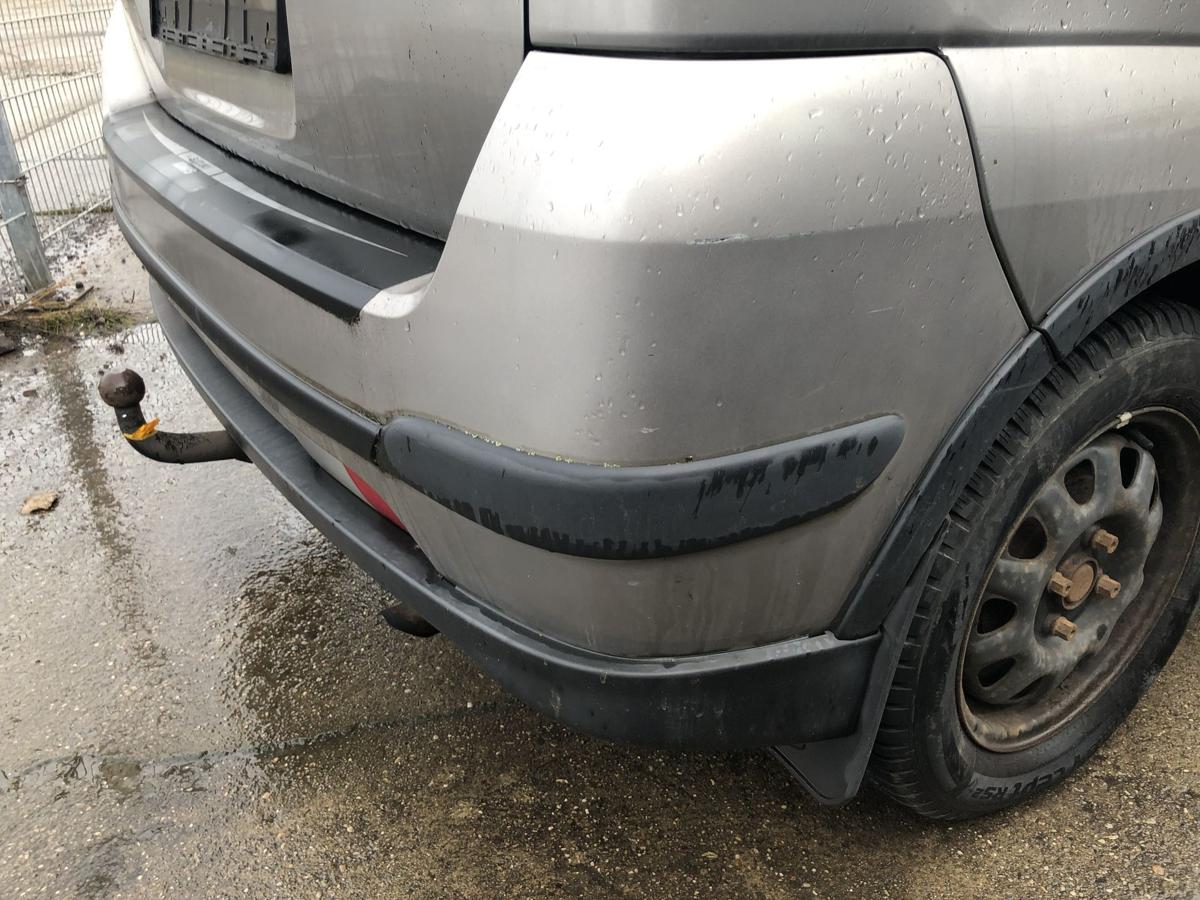 Suzuki Ignis Typ MH Stossf&auml;nger hinten Bumper Stossstange silber Hecksch&uuml;rze