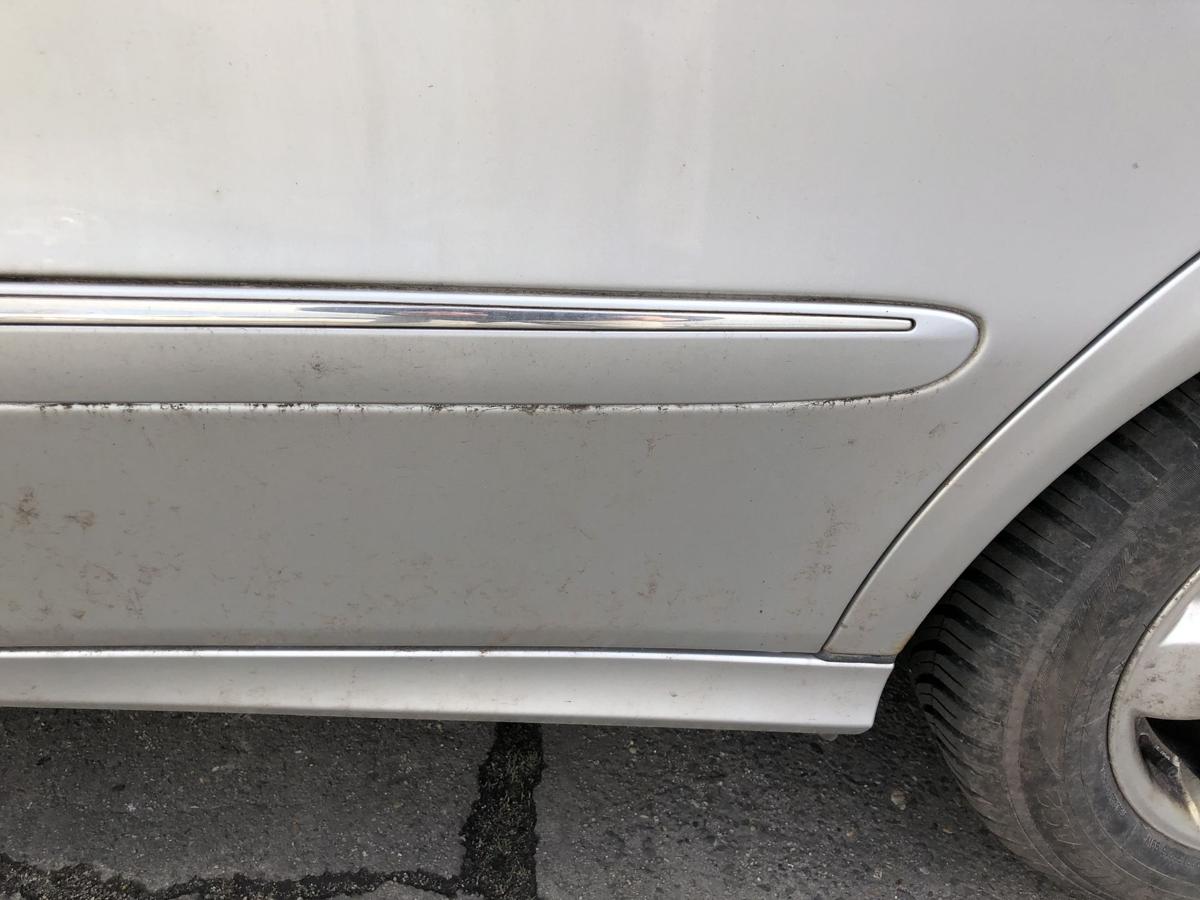Mercedes E Klasse W211 Limo T&uuml;r hinten links Fondt&uuml;r Rohbau 744 Brillantsilber